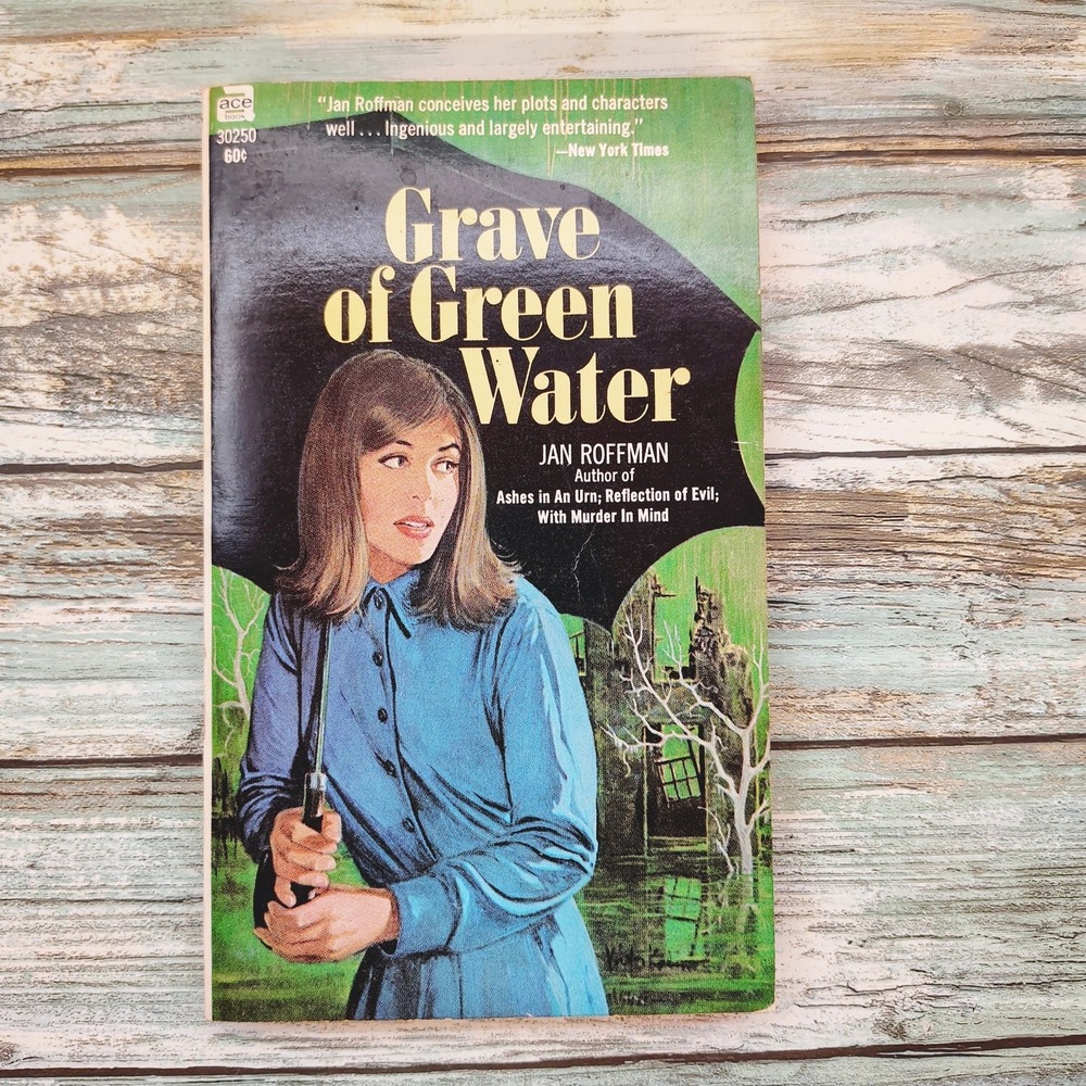 Grave of Green Water Jan Roffman Vtg 1968 Ace Book PB‎ Gothic Suspense
